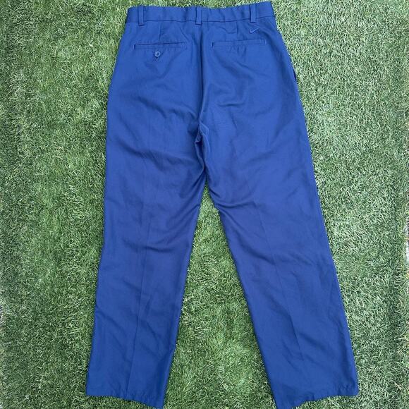 Nike Golf Classic Vintage Fit Baggy Straight Leg Dri-Fit Pleated Pants 30 Md - Picture 9 of 10